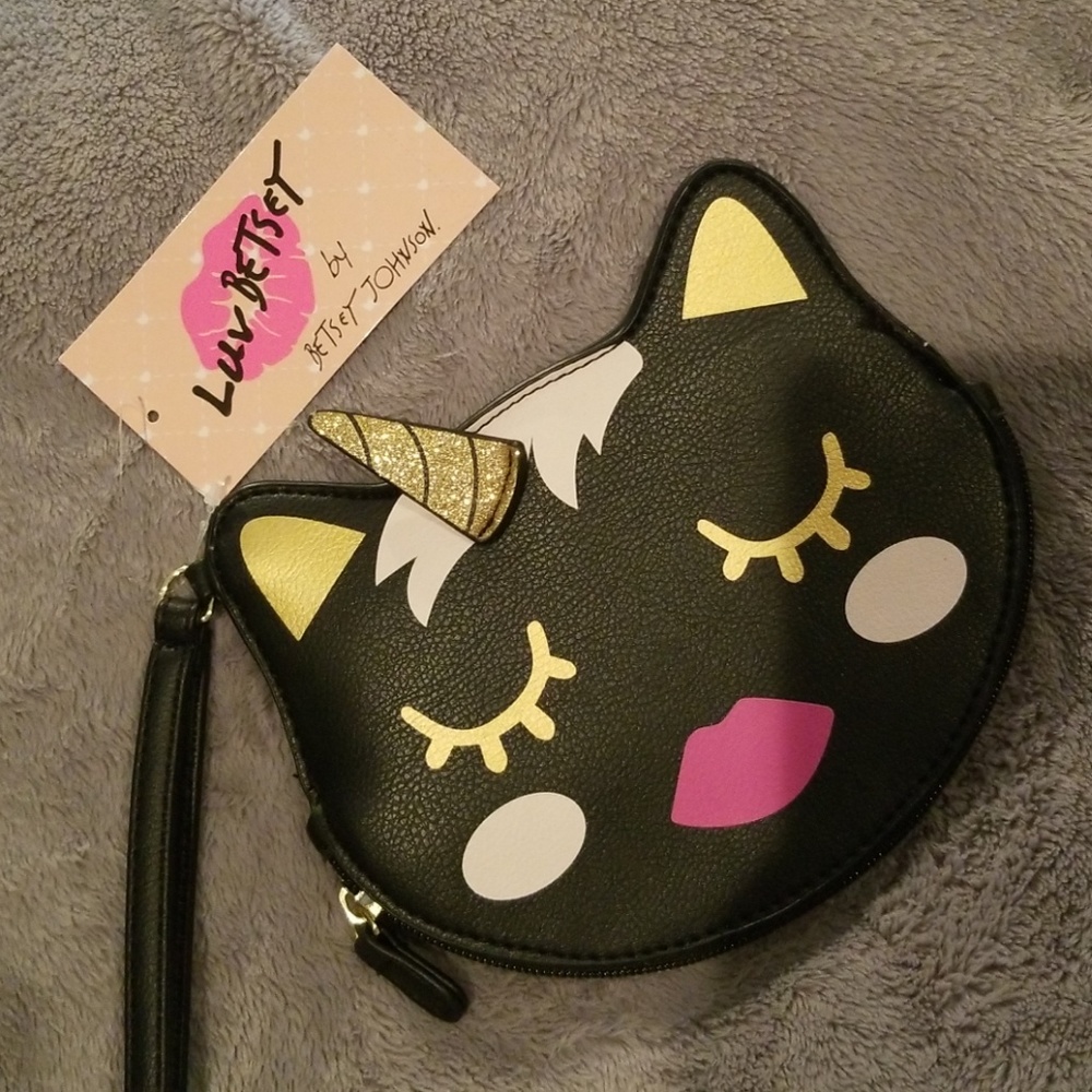 🦄 Unicorn Kitty Wristlet 🐱